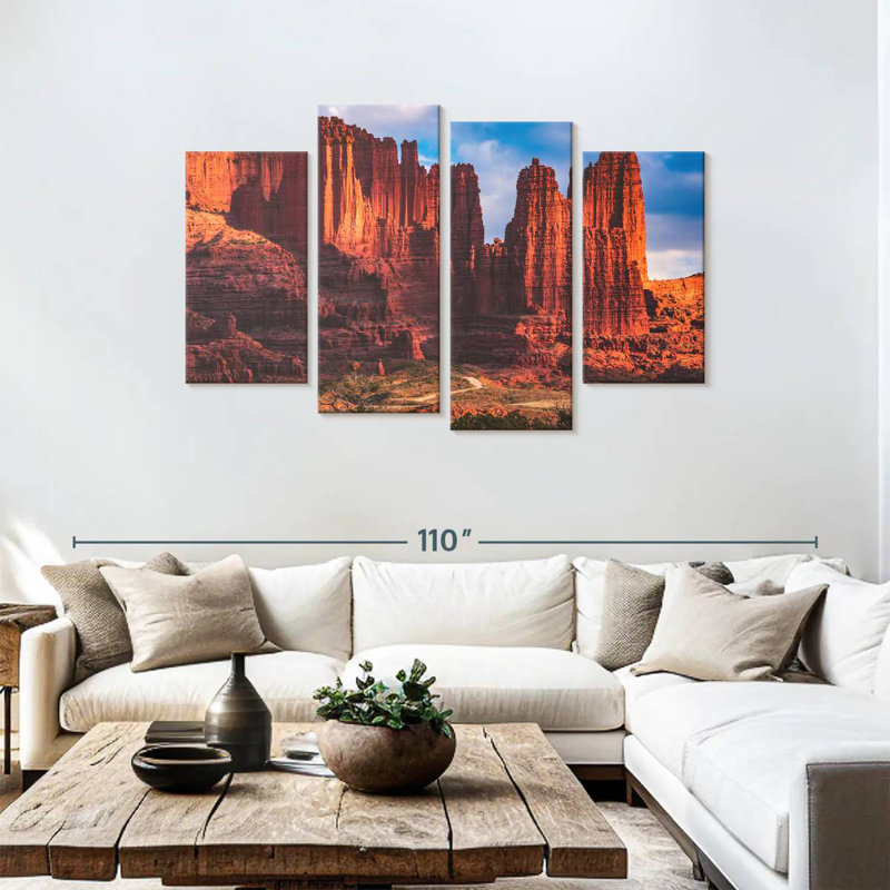 Great Fisher Towers, 48" H x 75" W