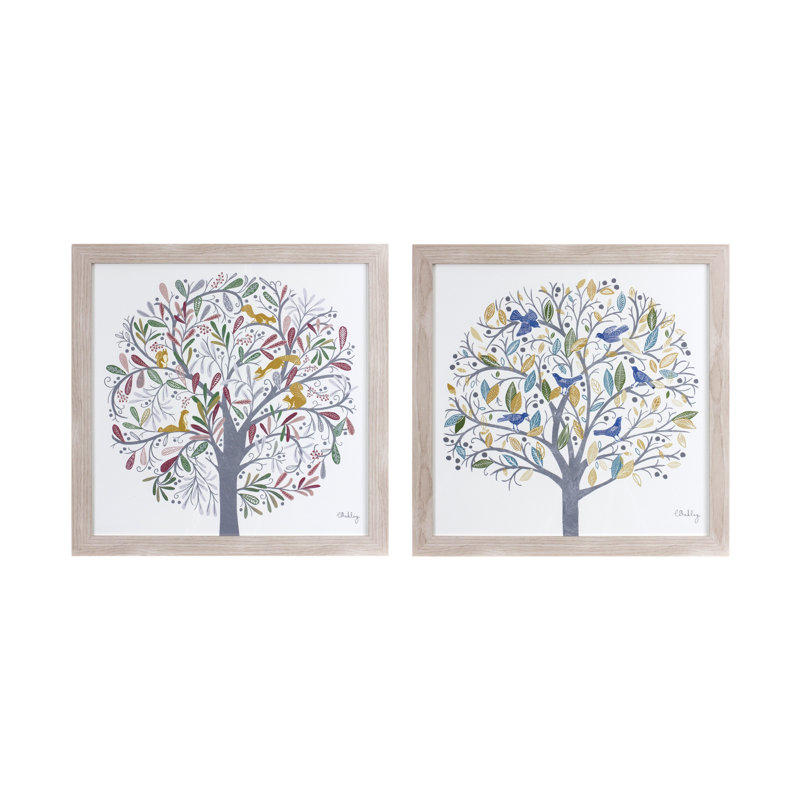 Reproduction d'arbre encadré (ensemble de 2) -88126DS