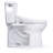 TOTO® WASHLET+®  Drake® II Two-Piece Elongated 1.28 GPF Toilet and WASHLET+® S2 Bidet Seat, Cotton White - MW4543346CEFG#01
