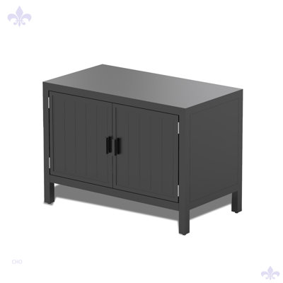 Freestanding Outdoor Prep Table Grill Storage Cabinet