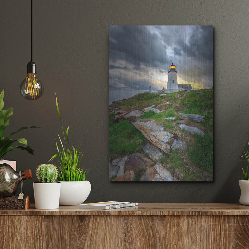  'Day's End At Pemaquid Point'' by Rick Berk, 12" x 16", 16" H x 12" W