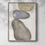 River Rocks Contour II, reproduction encadrée - bois massif-1266559726