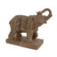ELEPHANT BOOKENDS 23cm Carved Wood Effect