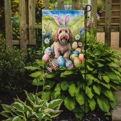 Easter Egg Hunt Double Sided 15.5'' H x 11.25'' W Polyester Easter Garden Flag