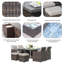 Ensemble repas 9 pièces avec coussin Theone