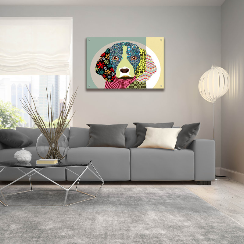 «Beagle Dog III» par Lanre Adefioyue, H 24 po x l 36 po x P 0,2 po