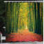 Ensemble de rideau de douche Forest + crochets-44345599