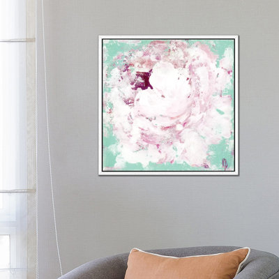 Lavender Peony by Ashley Bradley - Painting on Canvas