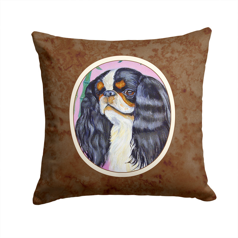  Housse et insert de coussin carré anglais English Toy Spaniel