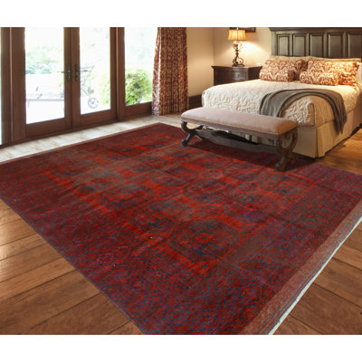 Semi Antique Brittane Burgundy Rug
