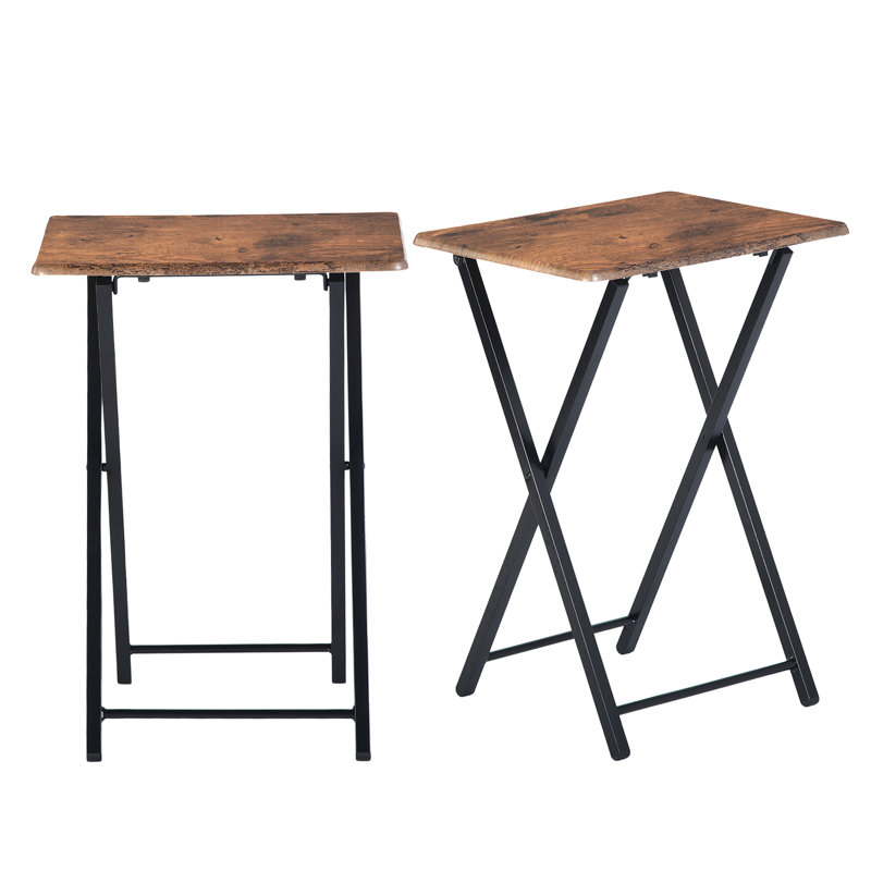 Ahreanna Cross Legs Side Table Set