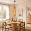 Luminaire suspendu en bois 1 lumière Farmhouse Boho