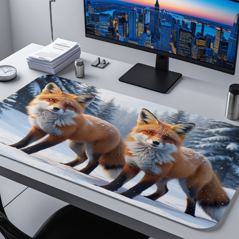 Polyester Desk Pad, 31.5x15.5