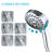 Handheld Shower Head With Hose - Finish, 2.5 Gallons Per Minute, Medical Nozzles, Massage Spray 5 Patterns, Safe , Removable Water , Wall Mounted, Rainfall-125221919