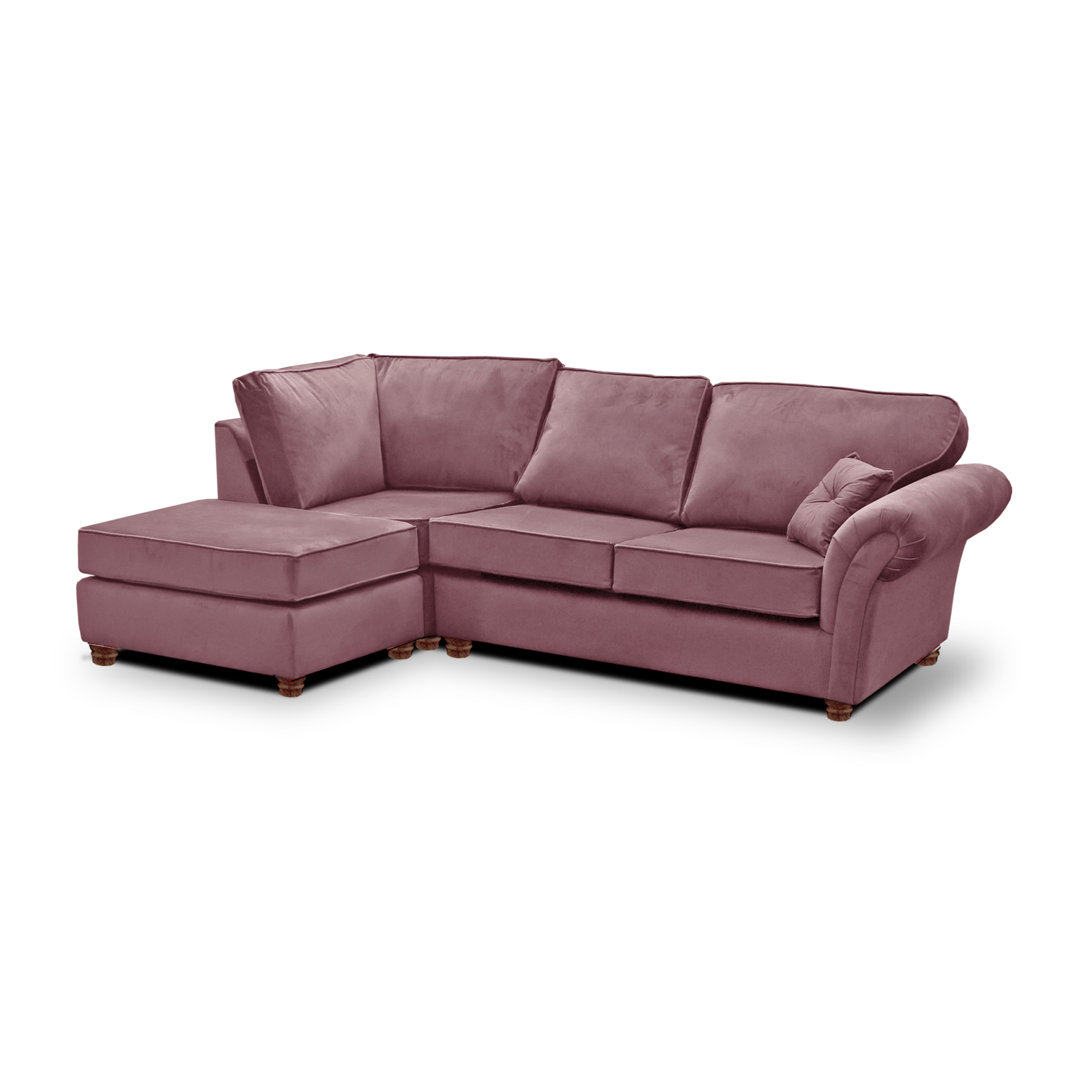 Lila 4 Seater Velvet Corner Sofa