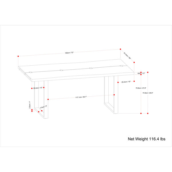 Dimensions du produit