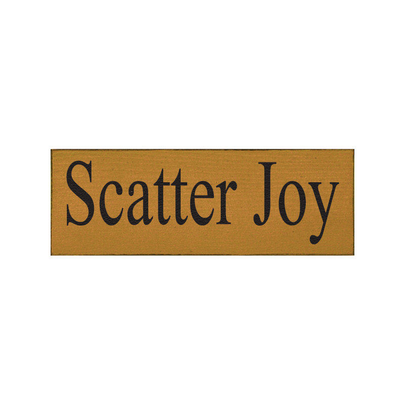 « scatter joy », art textuel