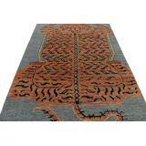 Burano Hand Knotted Wool Animal Print Area Rug