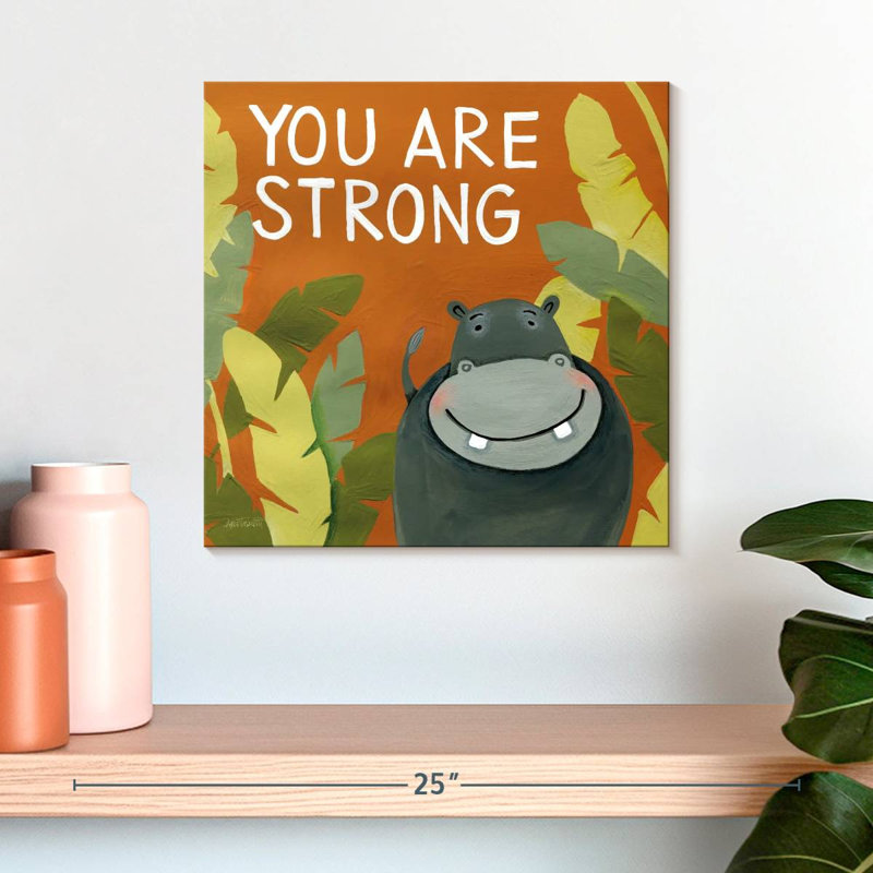 Ashelle «You Are Strong», H 16 po x l 16 po