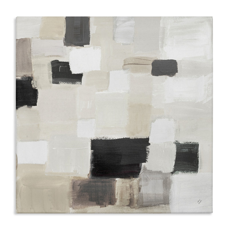 Natural Square Patchwork  Canvas Wall Art by Lanie Loreth, 36" H x 36" W