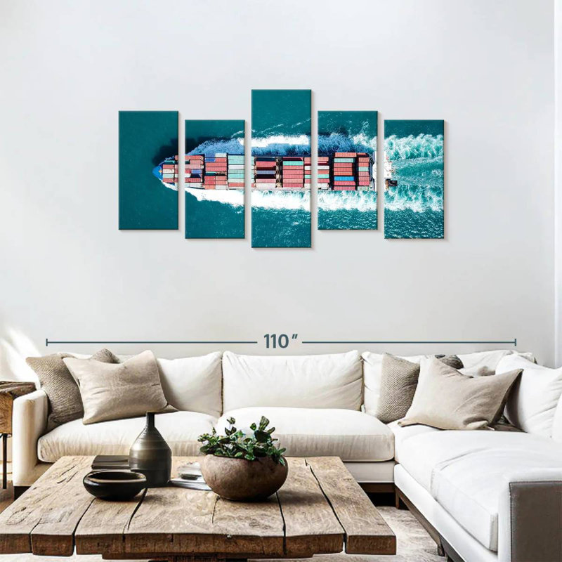 Mehar Metal Ship, 37" H x 74" W