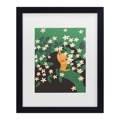 Bolog Gigi Rosado Jasminum Matted Framed Art