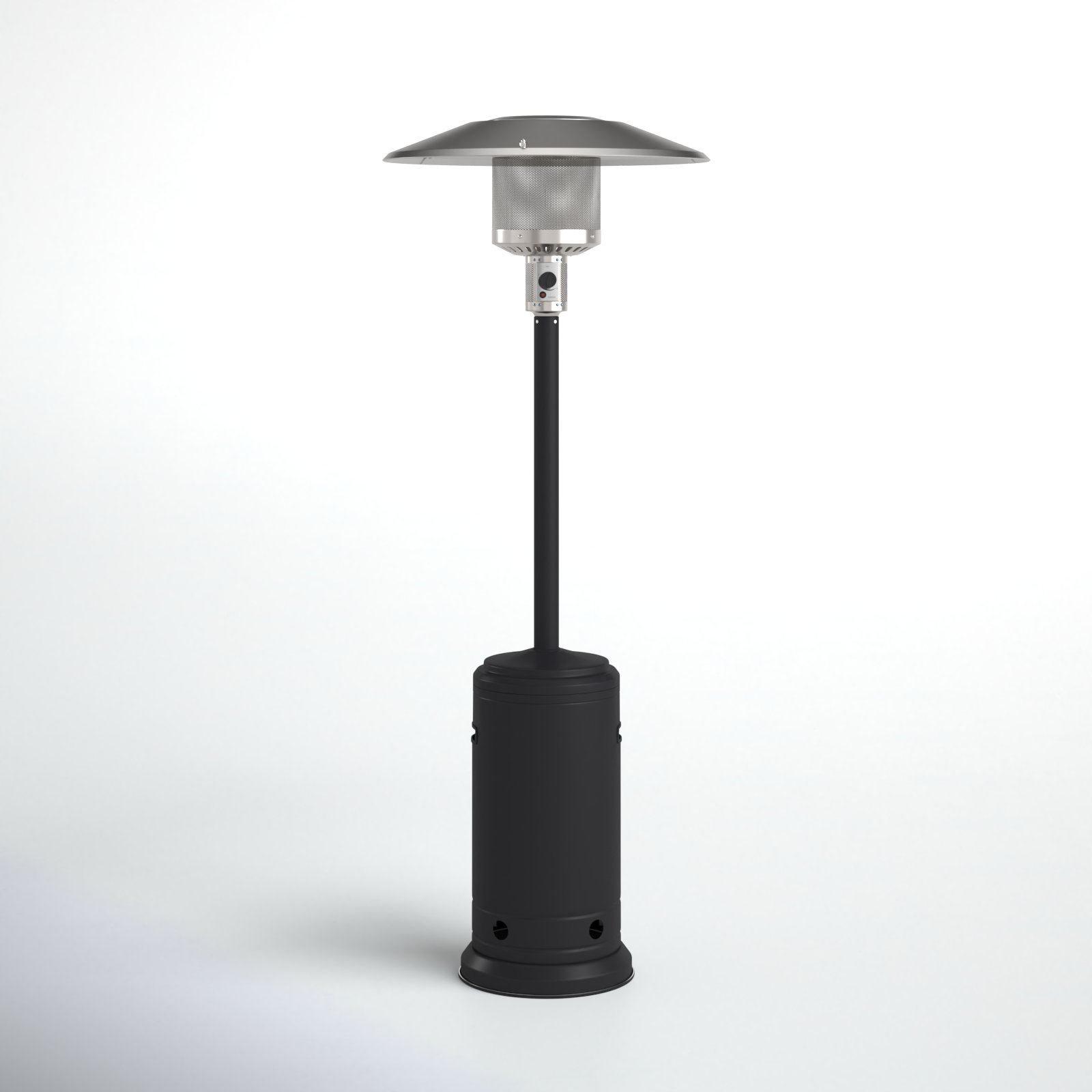 Lorcan 46,000 BTU Standing Patio Heater, Black