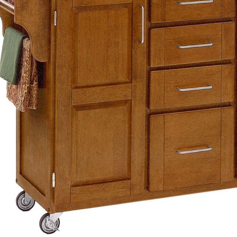 Littrell Kitchen Island, Oak, Granite