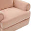 Fauteuil inclinable manuel berçant pivotant Claverton avec revêtement en chenille-116427463