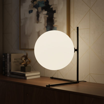 Metal Body Novelty Globe Table Lamp
