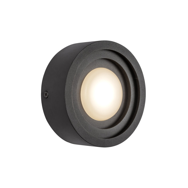 Arco 1 - Light LED Flush Mounted Sconce, Black