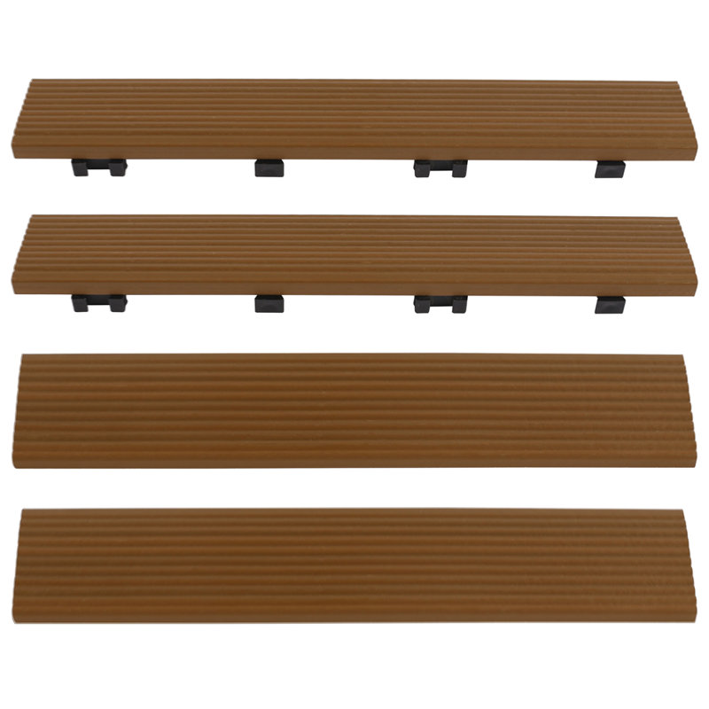 Carrelage de terrasse en teck péruvien 2 "x 12" Quick Deck, Teck péruvien