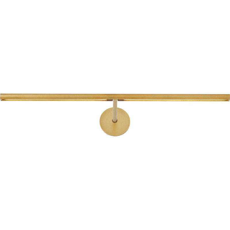 Plural Dome Picture Light, Hand Rubbed Antique Brass, 0.5" H x 18" W x 8.9" D, 13.5