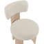 Chaise rembourrée en cuir végétalien Atelier Taupe-1792616496-1792616502