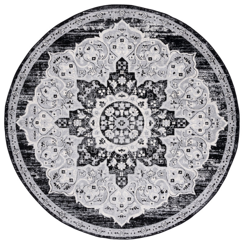 Brentwood Performance Oriental Rug, Round 6'7"
