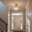 4 - Light 11.8'' Crystal Chandelier Flush Mount