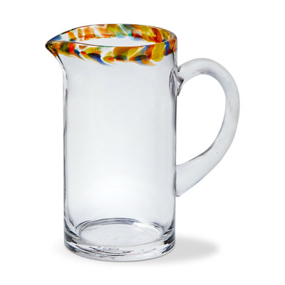 Kaleidoscope Pitcher Clear Glass Everyday 50 Oz