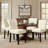 Momordique Nailed Trim Faux Leather Waterproof Upholstered Parsons Dining Chairs-112721850-116817689
