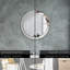 Huldar Glass Flat Wall Mirror