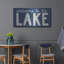 «Lakeside Days Ix Blue» par Laura Marshall, art mural en métal-102872981
