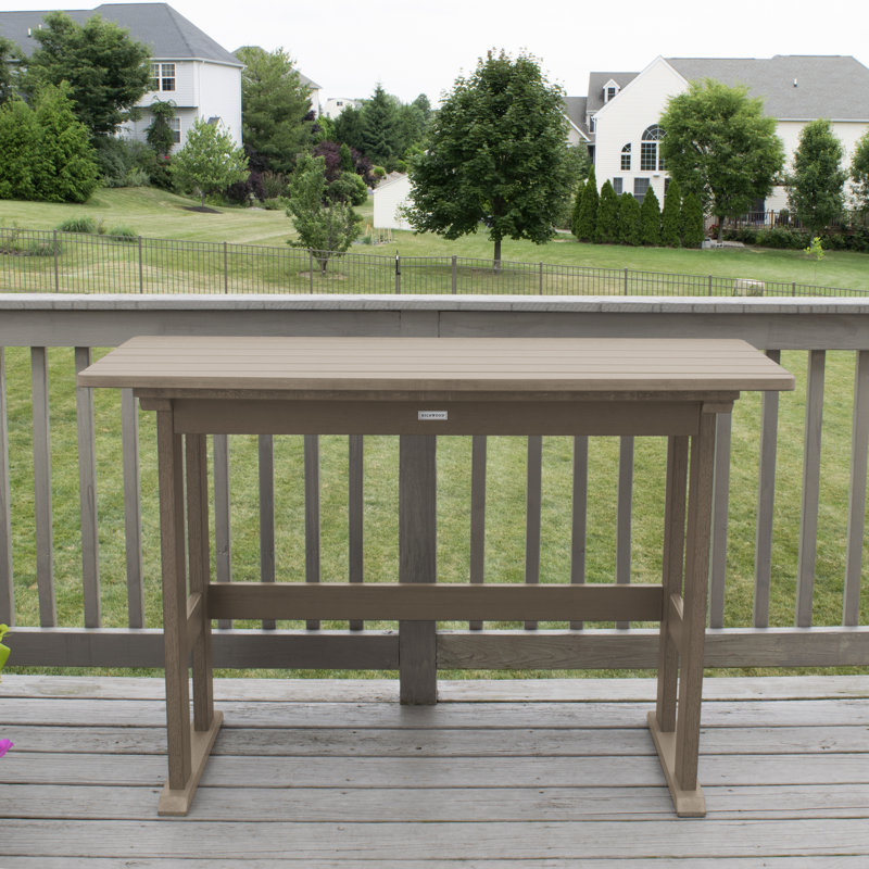 Table de bar Arbnora, Brun bois