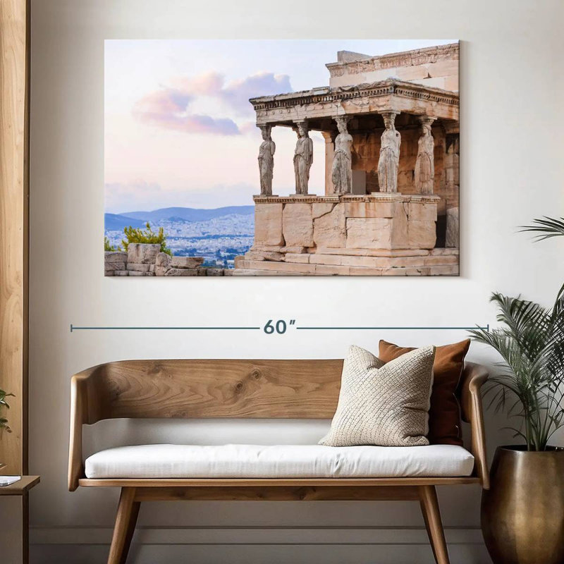 Adella Greek Temple, 34" H x 51" W