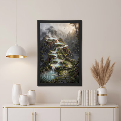 Art mural sur toile Misty Mountain