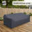 Brailon 83.5'' Wide Straight Teak Patio Sofa Cover