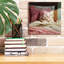 «Bed Hare» par Lucia Heffernan, reproduction sur toile tendue-88006333