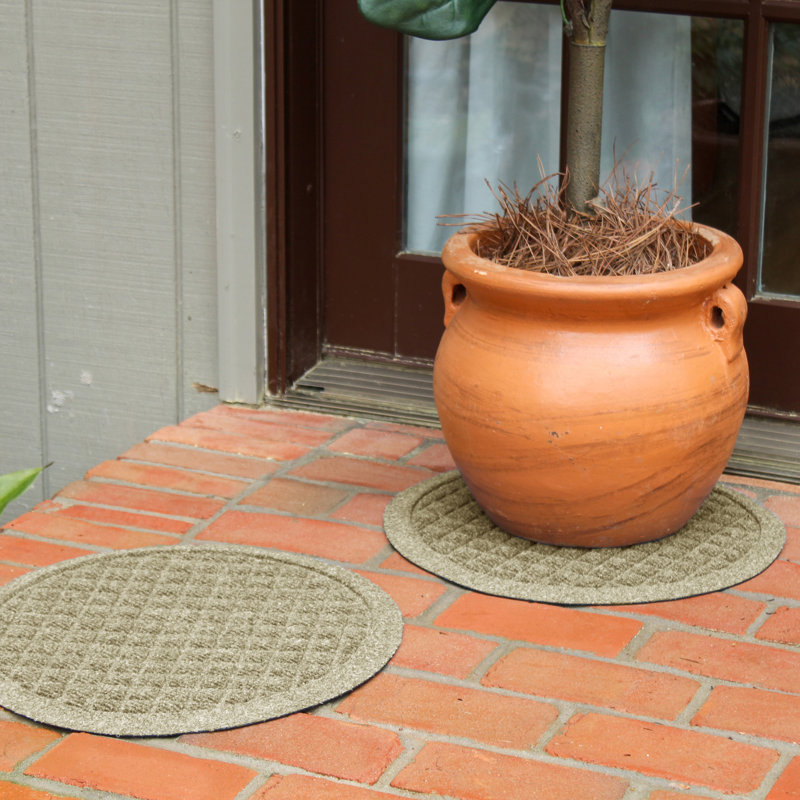 Ensemble de sous-pieds pour plantes d'intérieur / d'extérieur 17 po WaterHog® Squares, Chameau