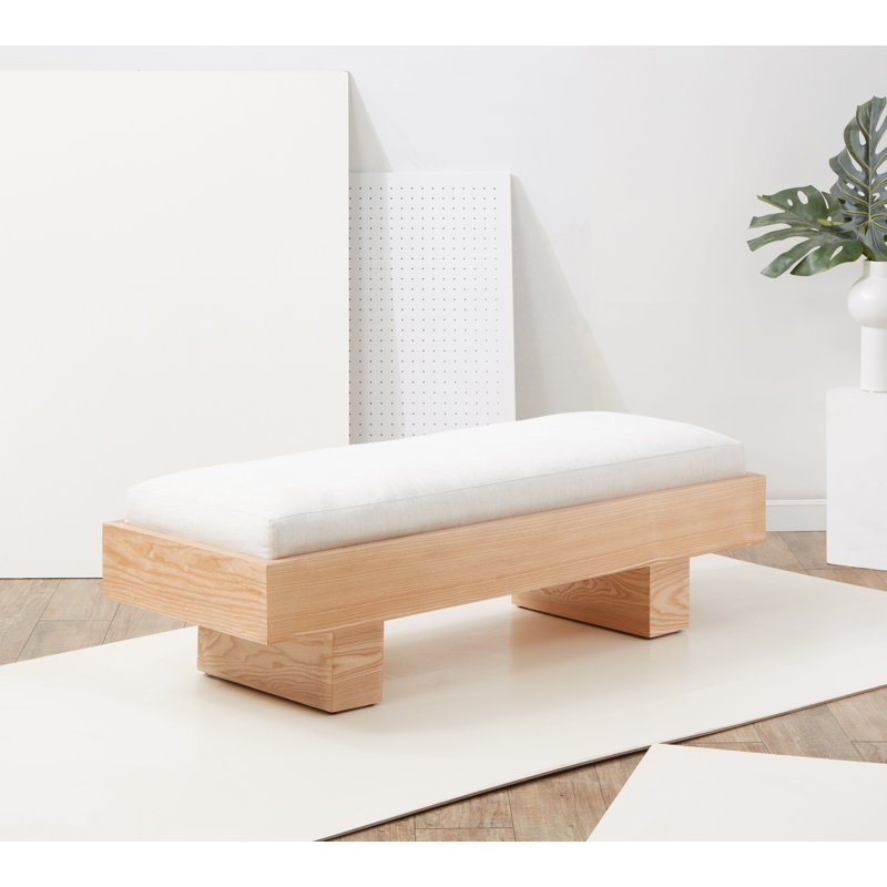 Henchell Linen Upholstered Bench
