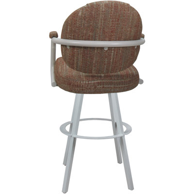 Tabouret de bar pivotant en métal Leandra