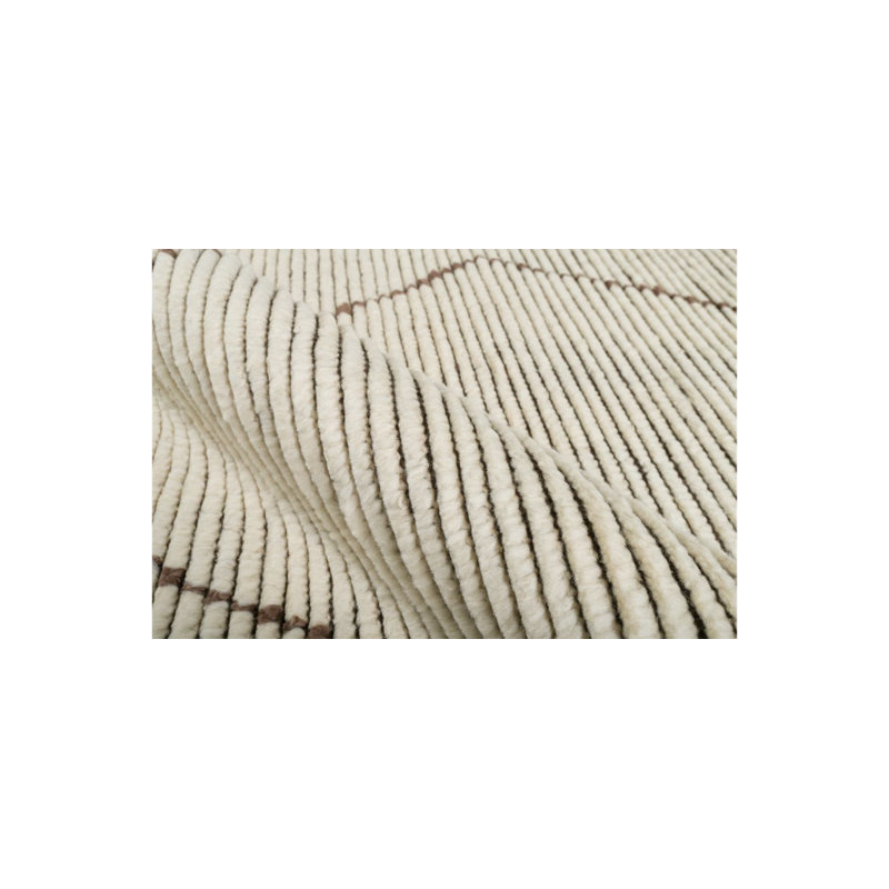 Baha - White/Brown, Rectangle 9' x 12'