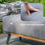 Banc d'extérieur en aluminium